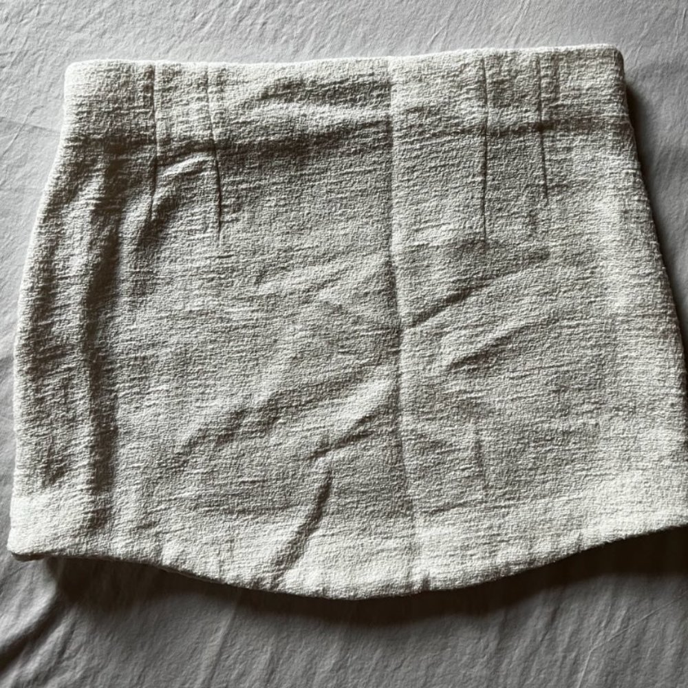 White Tweed Zara Skirt